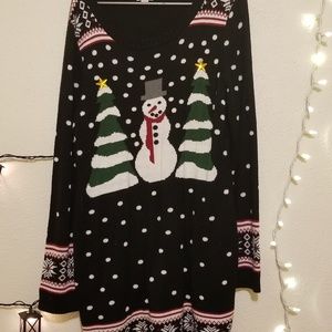 Ugly Christmas sweater dress